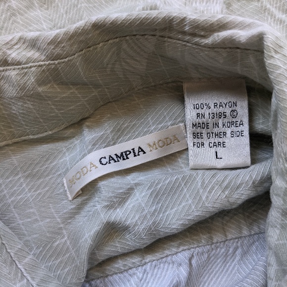 Campia Moda Hawaiian Shirt Islands Men's Large - Picture 9 of 9